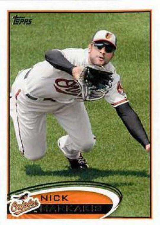 2012 Topps #468 Nick Markakis NM-MT Baltimore Orioles 