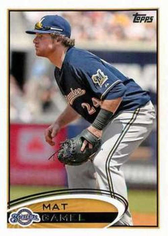 2012 Topps #472 Mat Gamel NM-MT Milwaukee Brewers 