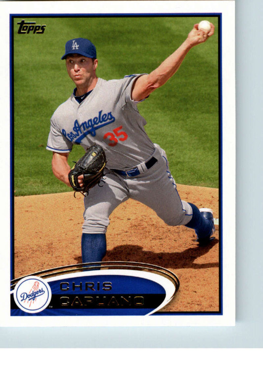 2012 Topps #482 Chris Capuano NM-MT Los Angeles Dodgers 