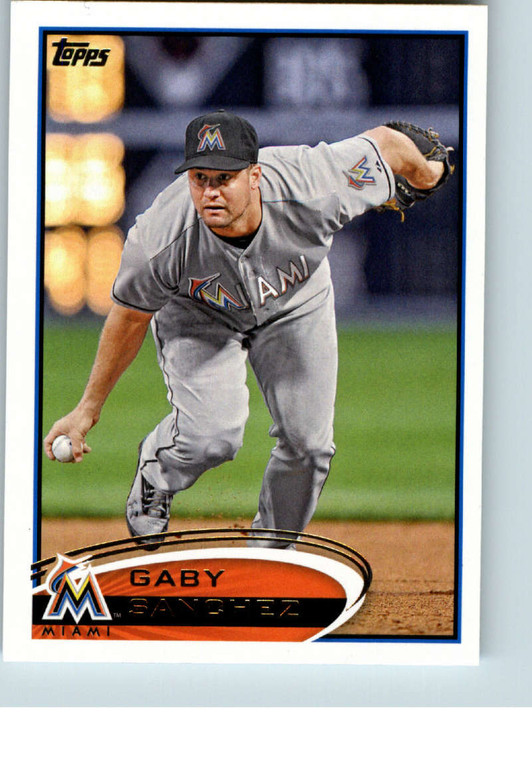 2012 Topps #513 Gaby Sanchez NM-MT Miami Marlins 