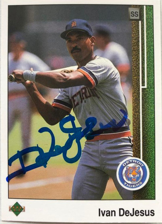 Ivan DeJesus Autographed 1989 Upper Deck #355