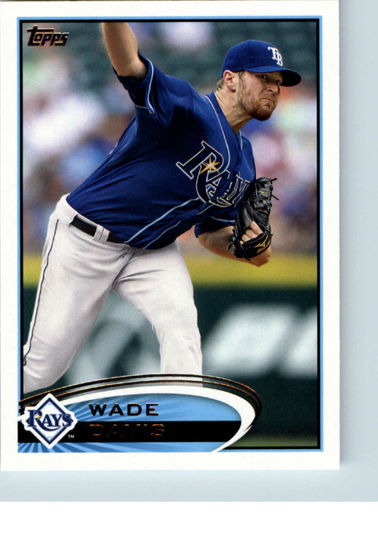 2012 Topps #578 Wade Davis NM-MT Tampa Bay Rays 