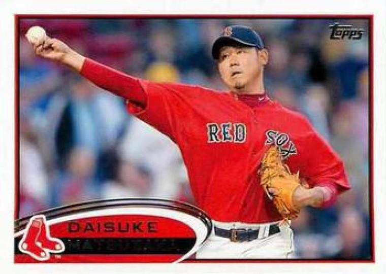 2012 Topps #586 Daisuke Matsuzaka NM-MT Boston Red Sox 