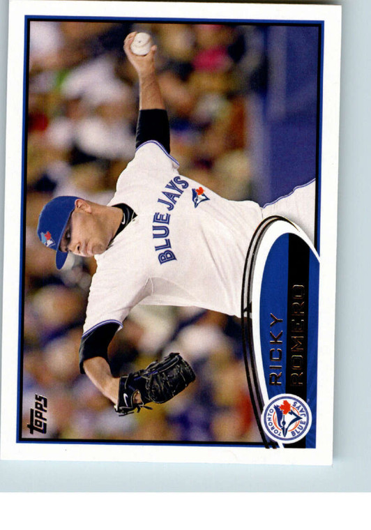 2012 Topps #594 Ricky Romero NM-MT Toronto Blue Jays 