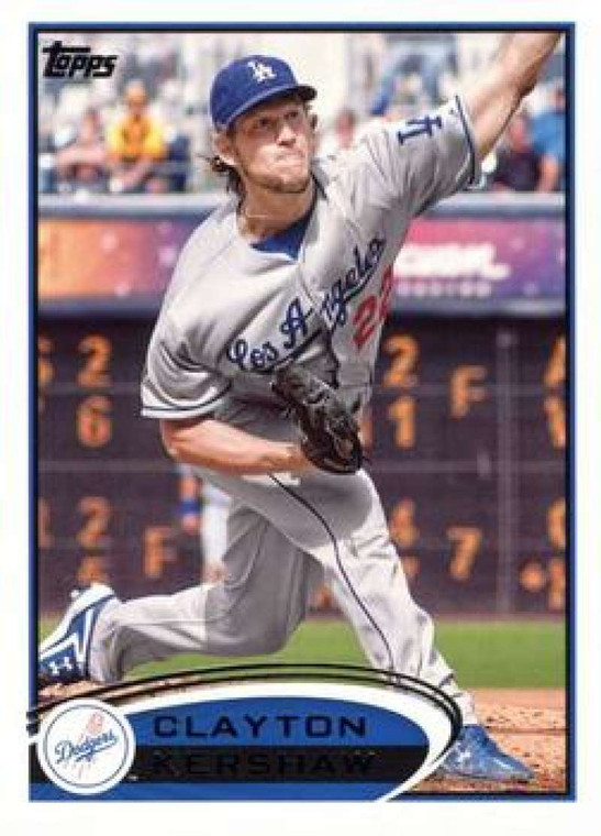 2012 Topps #600a Clayton Kershaw NM-MT Los Angeles Dodgers 