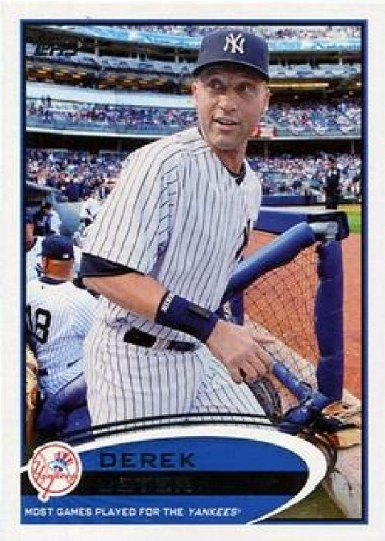 2012 Topps #641 Derek Jeter RB NM-MT New York Yankees 