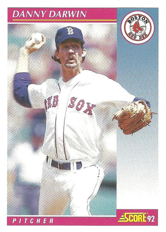 1992 Score #138 Danny Darwin VG  Boston Red Sox 