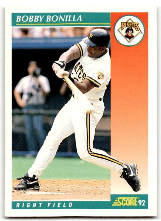1992 Score #225 Bobby Bonilla VG  Pittsburgh Pirates 