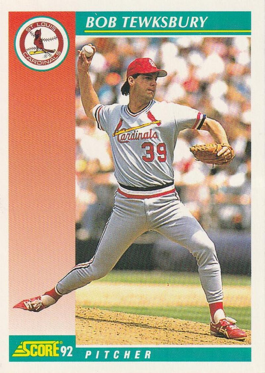 1992 Score #282 Bob Tewksbury VG  St. Louis Cardinals 