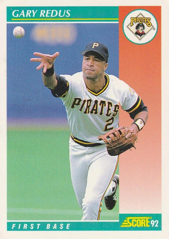 1992 Score #303 Gary Redus VG  Pittsburgh Pirates 