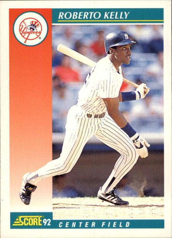 1992 Score #324 Roberto Kelly VG  New York Yankees 