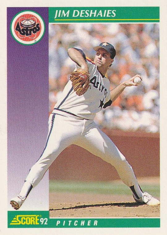 1992 Score #364 Jim Deshaies VG  Houston Astros 