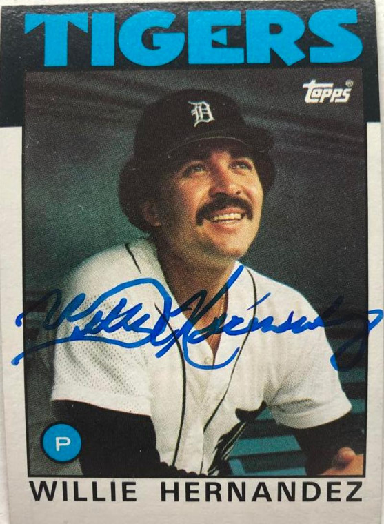 Willie Hernandez Autographed 1986 Topps #670