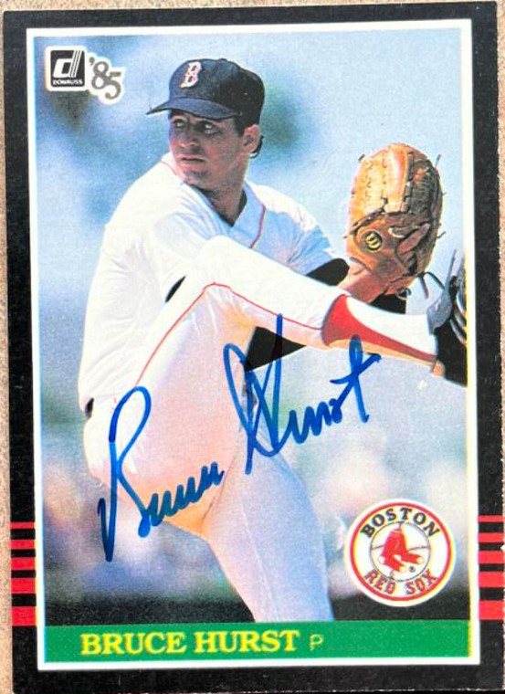 Bruce Hurst Autographed 1985 Donruss #493