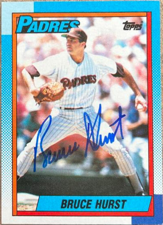 Bruce Hurst Autographed 1990 Topps #315