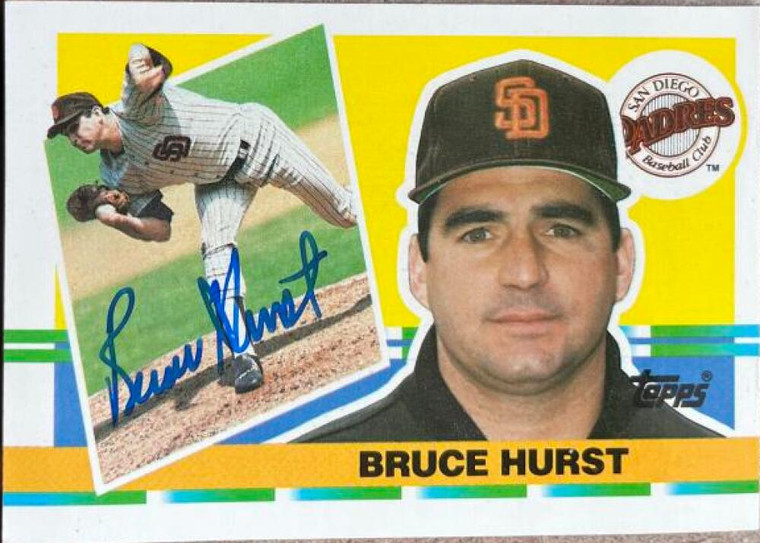 Bruce Hurst Autographed 1990 Topps Big #324