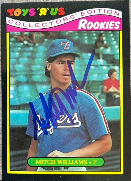 Mitch Williams Autographed 1987 Topps Toys R Us Rookies #32