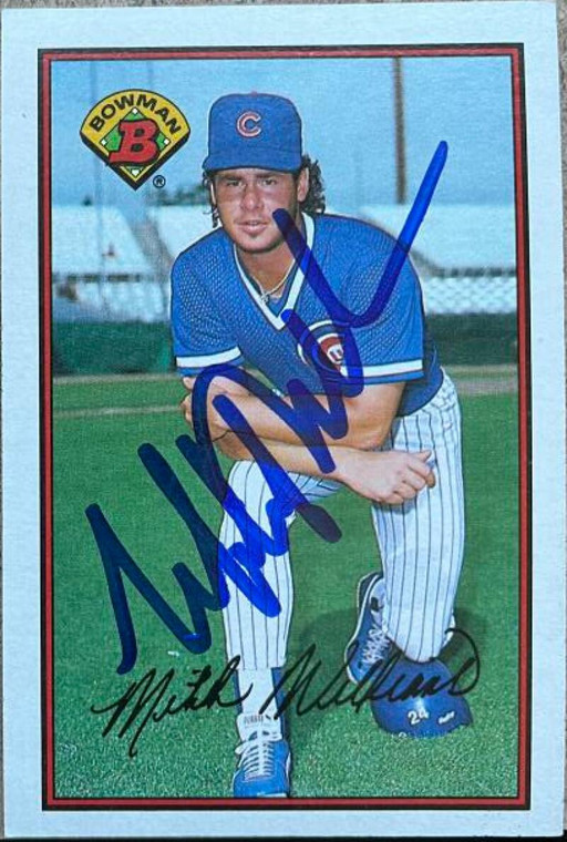 Mitch Williams Autographed 1989 Bowman #283