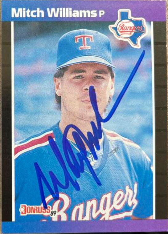 Mitch Williams Autographed 1989 Donruss #225