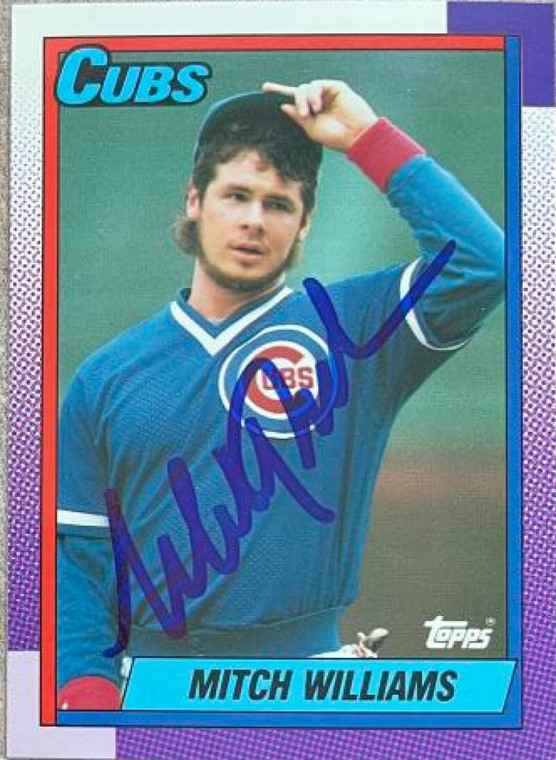 Mitch Williams Autographed 1990 Topps Tiffany #520