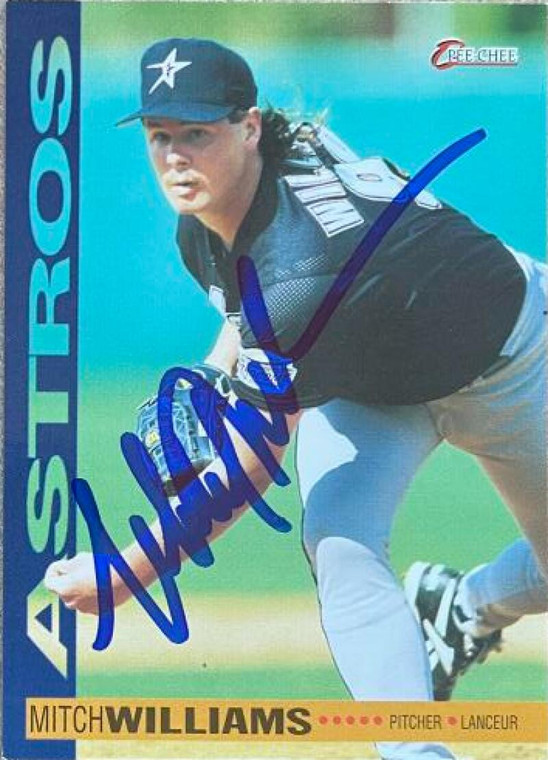 Mitch Williams Autographed 1994 O-Pee-Chee #99