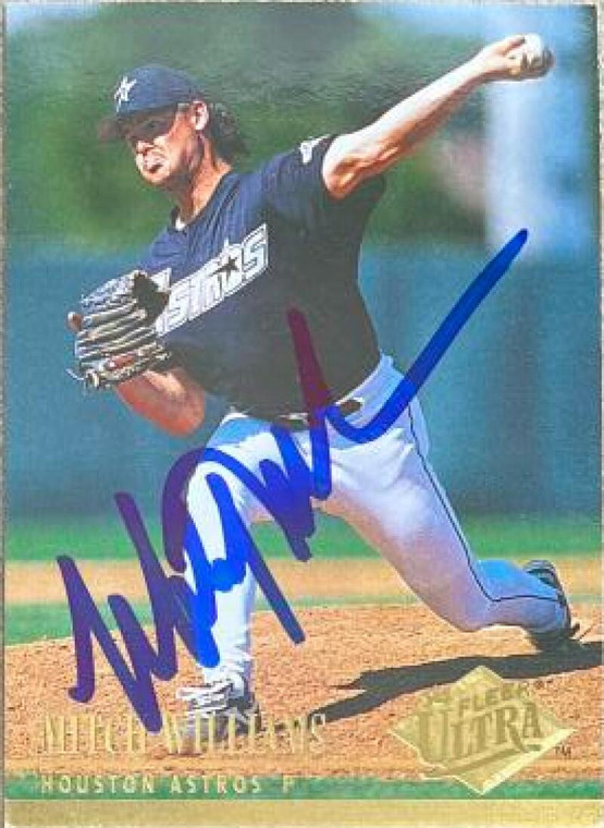 Mitch Williams Autographed 1994 Fleer Ultra #512