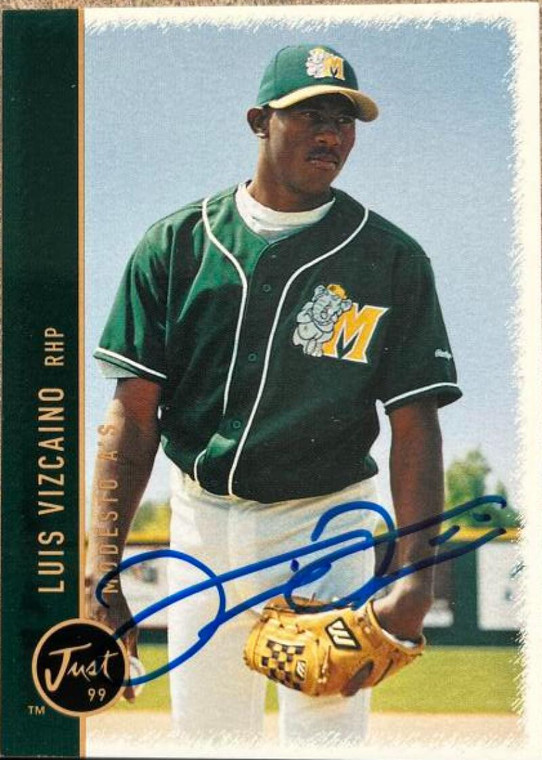 Luis Vizcaino Autographed 1999 Just #44