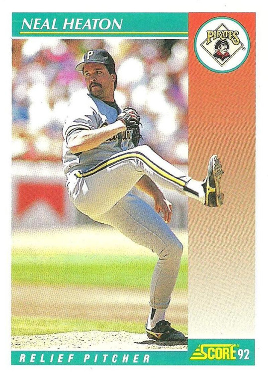 1992 Score #723 Neal Heaton VG  Pittsburgh Pirates 