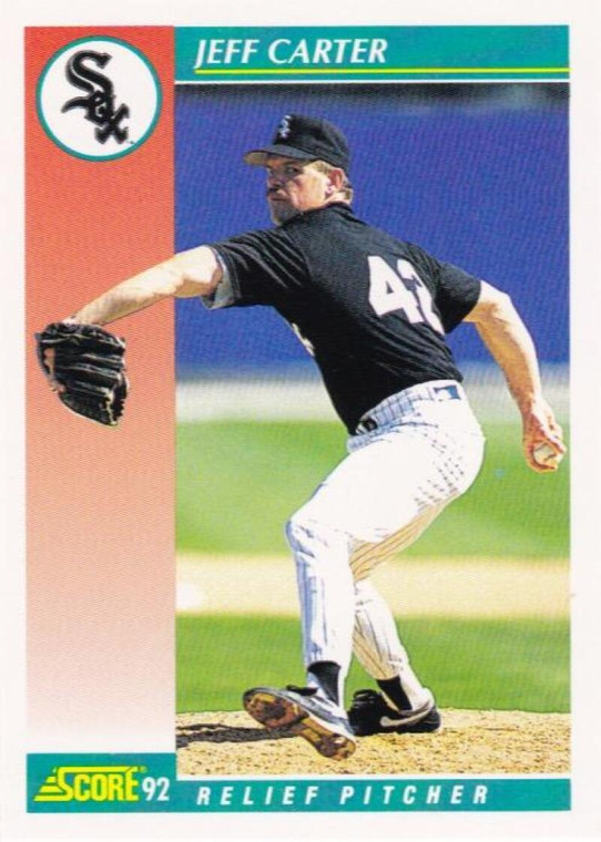 1992 Score #770b Jeff Carter VG  Chicago White Sox 