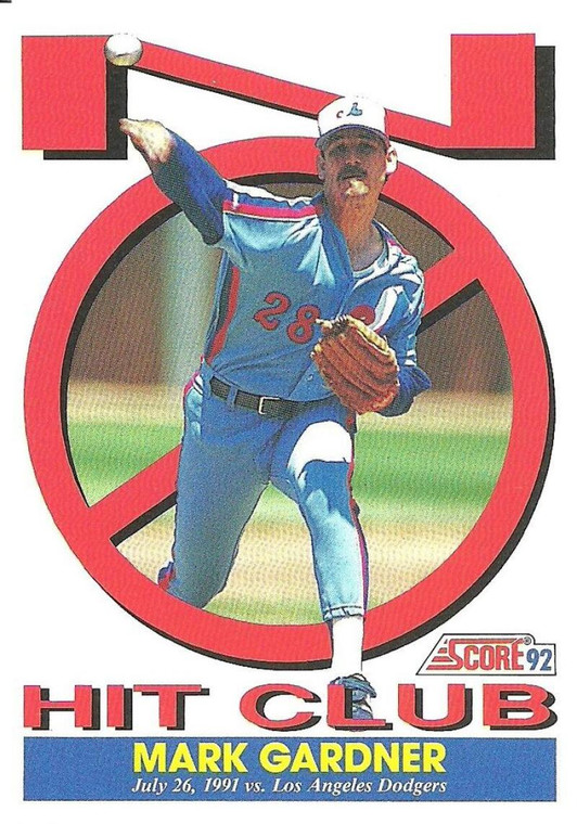 1992 Score #785 Mark Gardner VG  Montreal Expos 