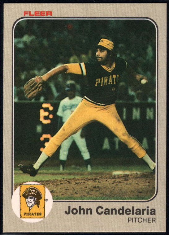 1983 Fleer #304 John Candelaria VG Pittsburgh Pirates 