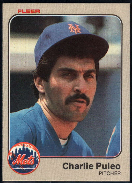 1983 Fleer #552 Charlie Puleo VG New York Mets 