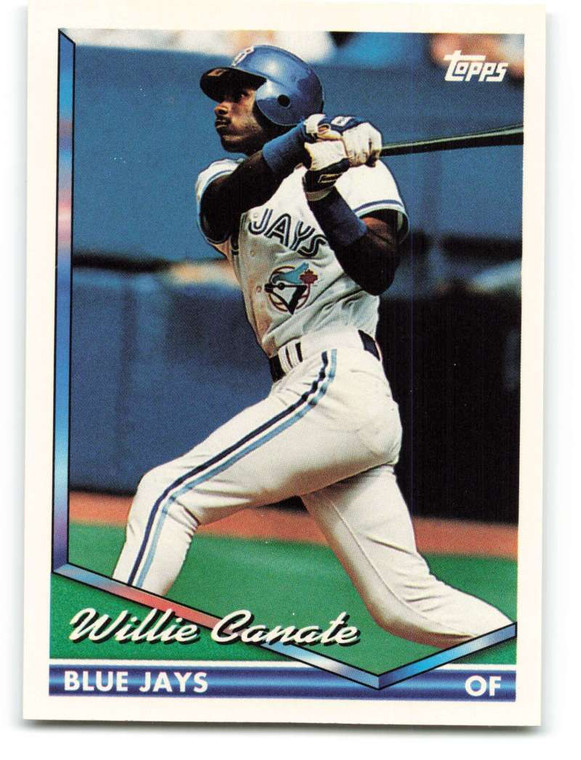 1994 Topps #124 Willie Canate VG Toronto Blue Jays 