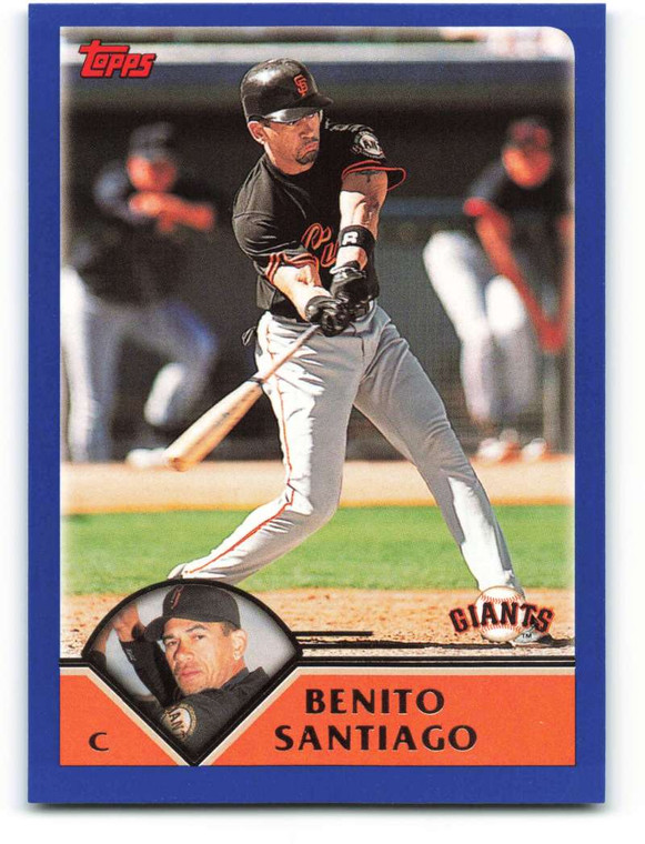 2003 Topps #66 Benito Santiago VG San Francisco Giants 