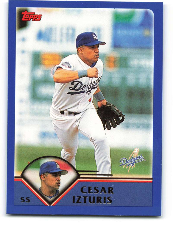2003 Topps #137 Cesar Izturis VG Los Angeles Dodgers 