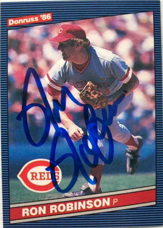 Ron Robinson Autographed 1986 Donruss #121