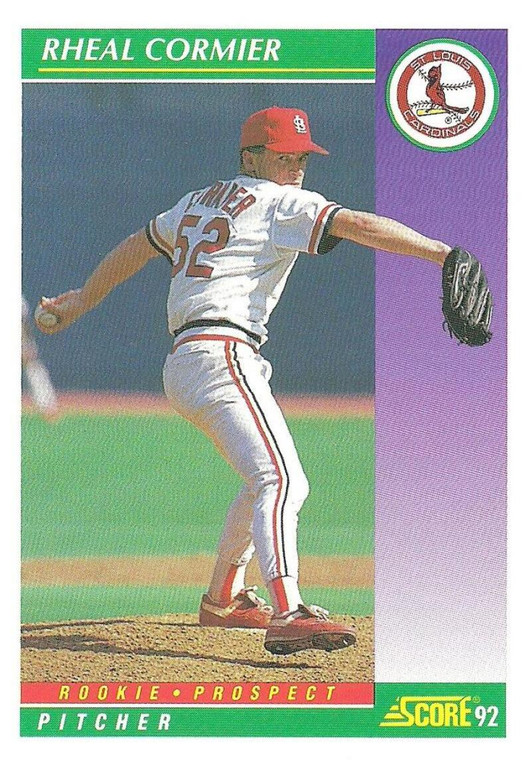 1992 Score #851 Rheal Cormier VG  St. Louis Cardinals 