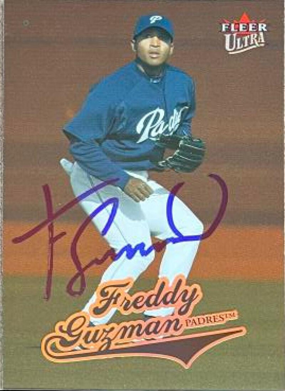 Freddy Guzman Autographed 2004 Fleer Ultra #341