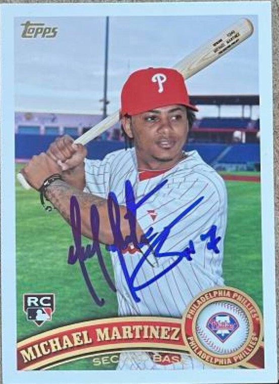 Michael Martinez Autographed 2011 Topps #524