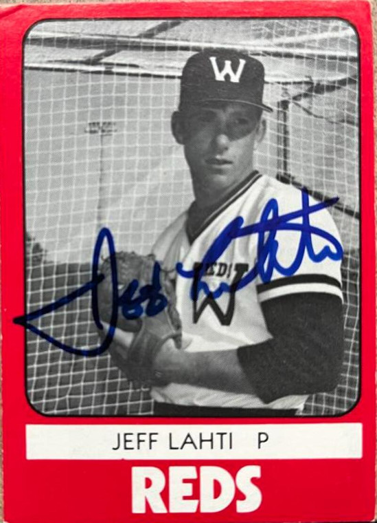 Jeff Lahti Autographed 1980 TCMA Waterbury Reds #2
