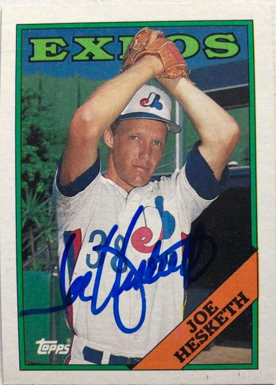 Joe Hesketh Autographed 1988 Topps #371