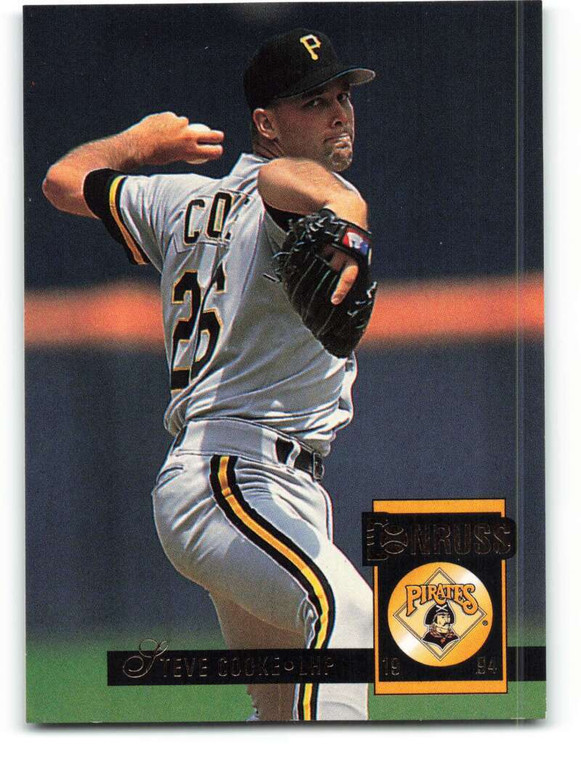 1994 Donruss #72 Steve Cooke VG Pittsburgh Pirates 