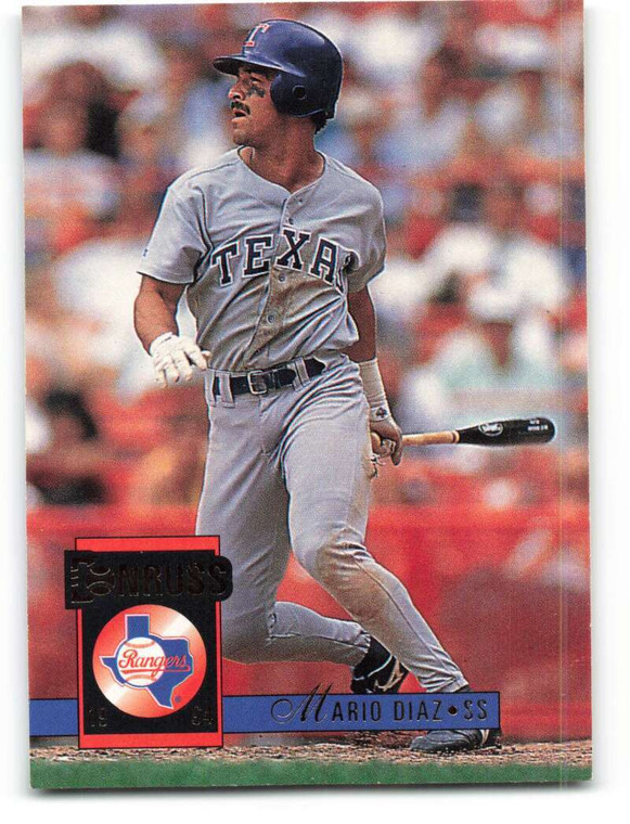 1994 Donruss #73 Mario Diaz VG Texas Rangers 