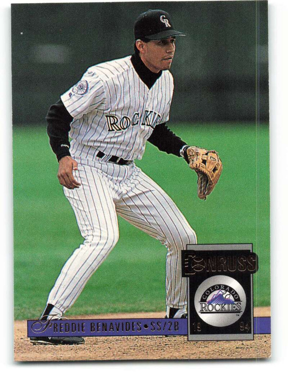 1994 Donruss #76 Freddie Benavides VG Colorado Rockies 