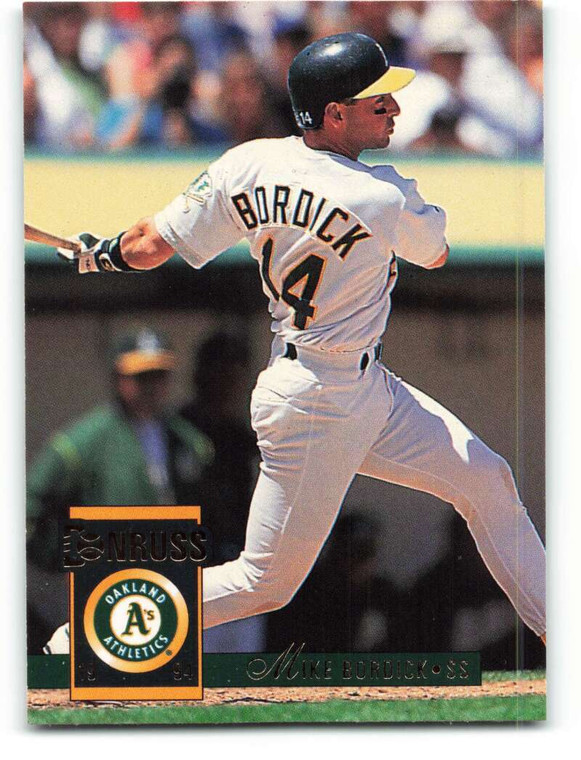 1994 Donruss #81 Mike Bordick VG Oakland Athletics 