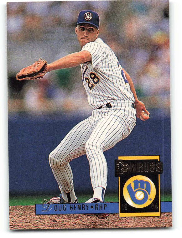 1994 Donruss #119 Doug Henry VG Milwaukee Brewers 