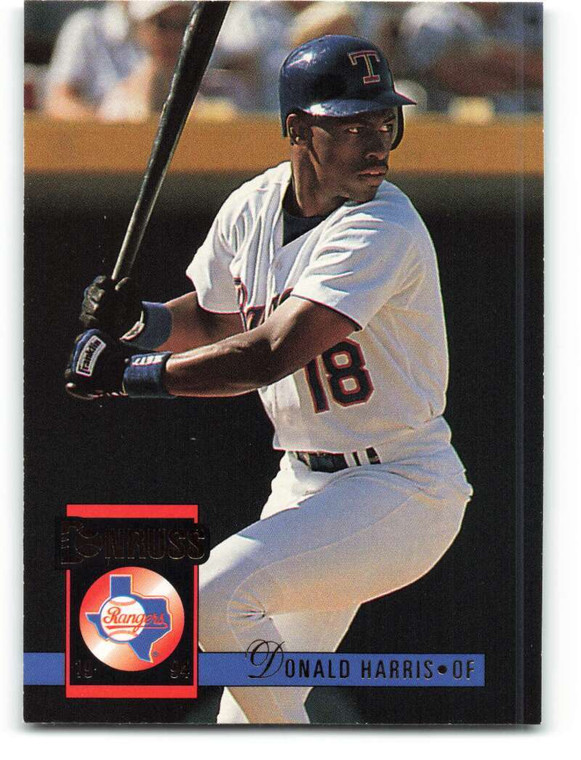 1994 Donruss #133 Donald Harris VG Texas Rangers 