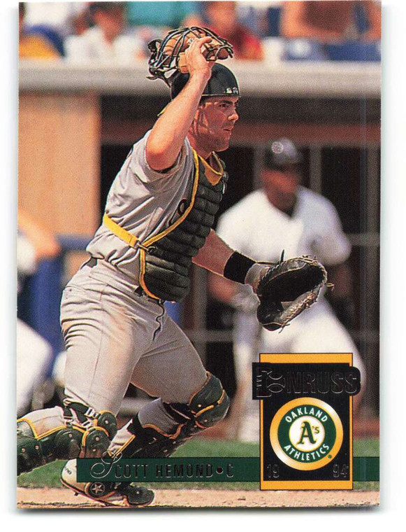 1994 Donruss #141 Scott Hemond VG Oakland Athletics 