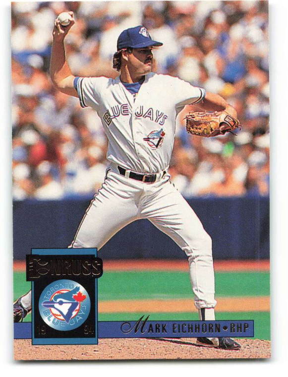 1994 Donruss #144 Mark Eichhorn VG Toronto Blue Jays 