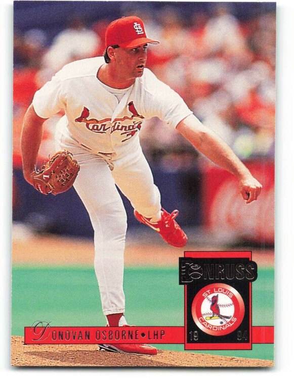 1994 Donruss #149 Donovan Osborne VG St. Louis Cardinals 